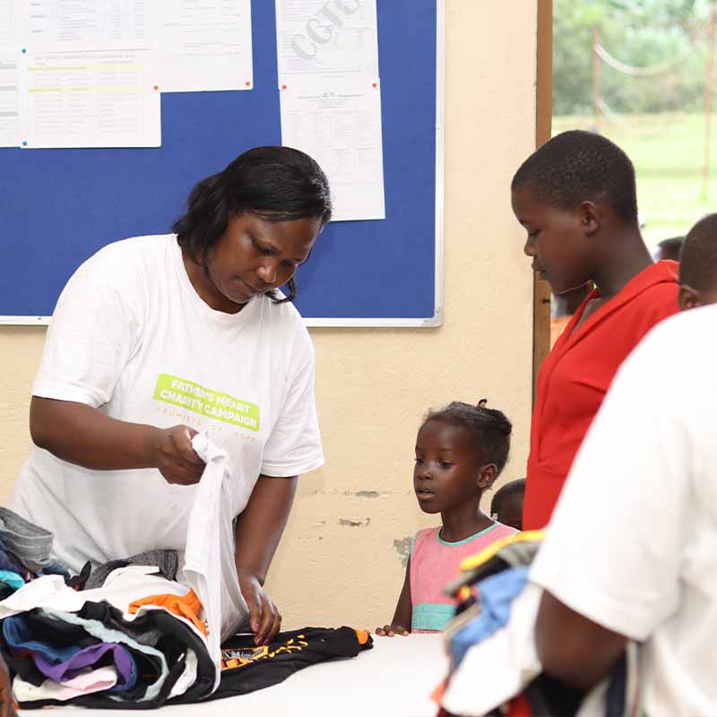 Father's Heart Charity Campaign in action