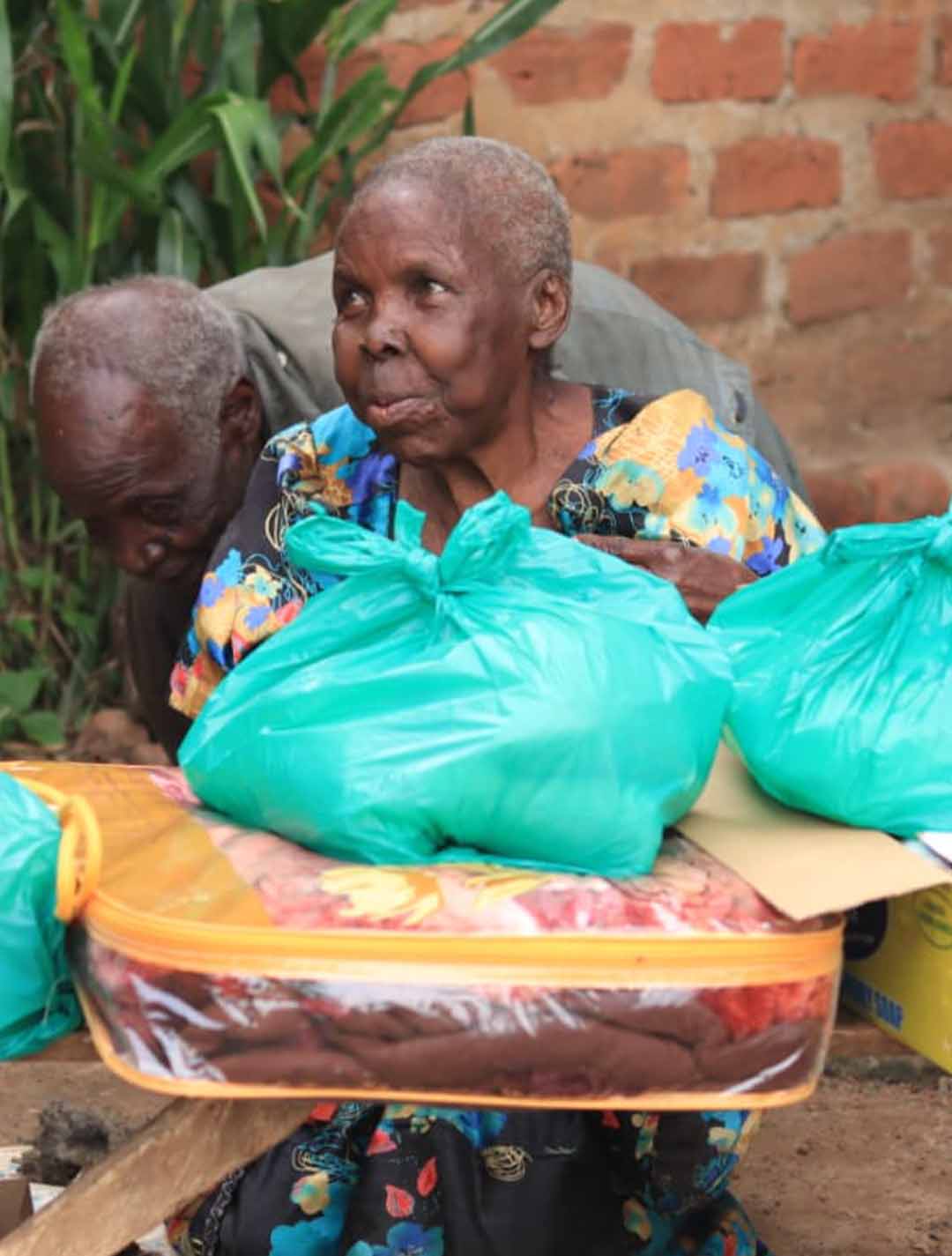 Food distribution during Father's Heart Campaign