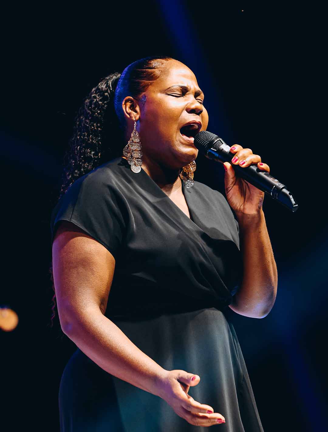 Trumpets of Hope band leading worship